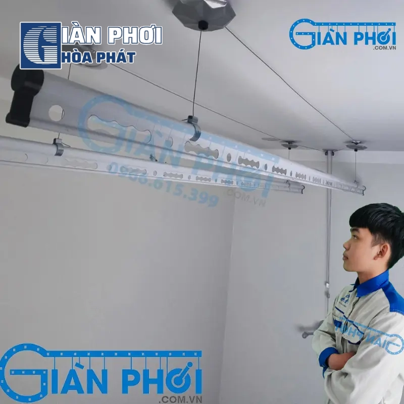 giàn phơi thông minh Hòa Phát KS979